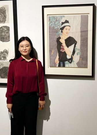 白描人物写生